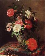 unknow artist Floral, beautiful classical still life of flowers 026 oil on canvas